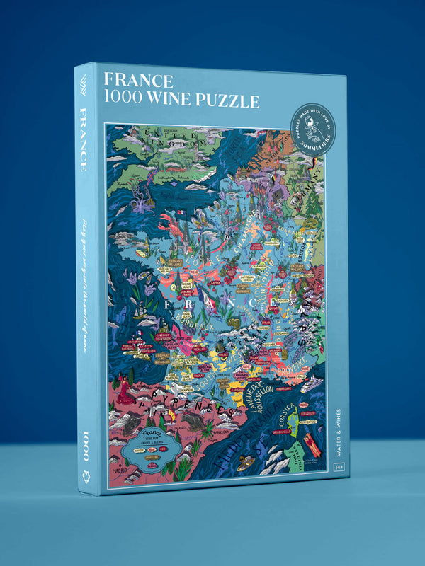 Map Of France Jigsaw Puzzle – 1000 Piece Humorous Art Puzzle, 66 X 50 Cm, Fun Challenge For Adults & Families